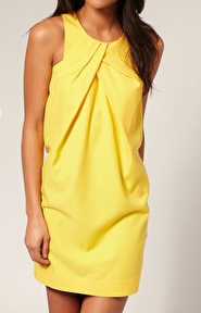 Asos yellow dress
