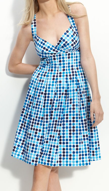 Calvin Klein Polka Dot Stretch Cotton Dress ($118 from Nordstrom)