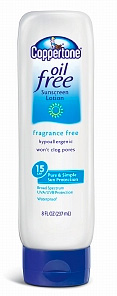 Coppertone Oil Free Sunscreen Lotion SPF 15